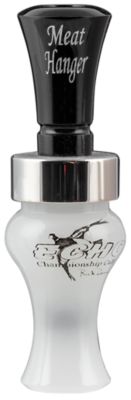 MO Tactical Products Echo Calls Meat Hanger Mallard Duck Call, Double Reed, Black/Pearl Acrylic