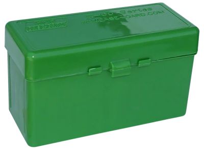 MTM .243/.308 Winchester/.220 Swift Flip-Top Polypropylene Ammo Box, Holds 60 Rounds, Green
