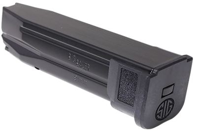 SIG Sauer 21 Round 9mm Luger Magazine for Sig P250/P320/P320X Five, Extended, Blued, Steel