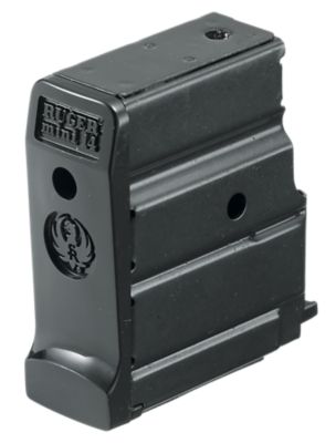 Ruger Mag5 5 Round 223 Rem Magazine for Ruger Mini-14, Detachable, Blued, Steel