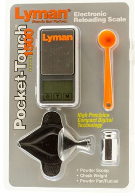 Lyman Pocket Touch Reloading Scale, Multi-Caliber, 1500 Grains