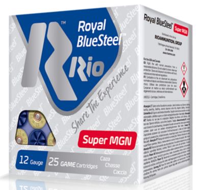 Rio Ammunition 12-Gauge BlueSteel Royal BB-Shot Shotgun Shells, 3.5 in., 1-3/8 oz., 25 Rounds