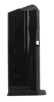Sig Sauer 10 Round 9mm Luger Magazine for Sig P365 Micro Compact, Blued, Steel