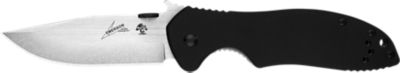 Kershaw 3.25 in. CQC 7K American Tanto Folding Knife, Satin/Stonewashed 8Cr14MoV SS Blade, Bead Blasted Black G10 SS Handle