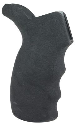 Pachmayr AR Rear Grip for AR-15, Non-Slip Texture, Black, Rubber with Finger Grooves