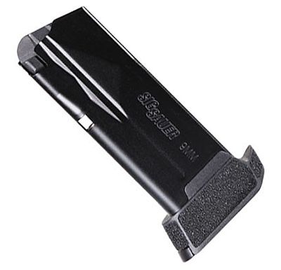 SIG Sauer 12 Round 9mm Luger Magazine for Sig P365/P365XL/P365 Micro Compact, Extended, Blued, Steel