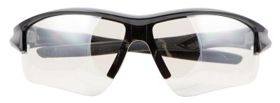 Howard Leight Adult Uvex Acadia SCT Reflect-50 Scratch-Resistant Shooting Glasses, Mirror/Black