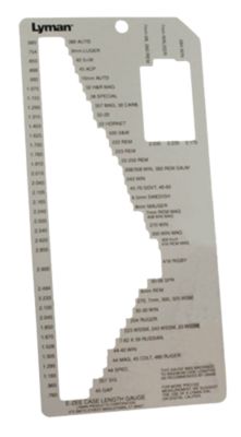 Lyman E-Zee Case Length Gauge, All Over 70 Rifle/Pistol & Rifle Cases