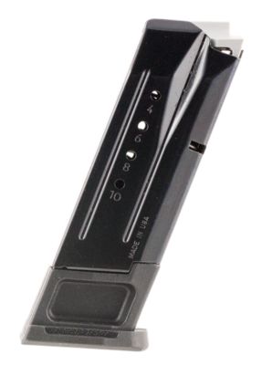 Ruger 10 Round 9mm Luger Magazine for Ruger Security-9, Black, Oxide Steel