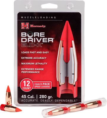 Hornady 280-Grain Extremely Low Drag-eXpanding Bore Driver, 12-Pack