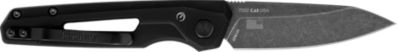 Kershaw 2.75 in. Launch 11 Automatic Drop Point Folding Knife, Black Oxide Blackwash CPM 154 SS Blade, Black Anodized Handle