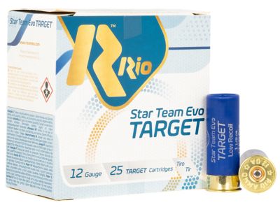 Rio Ammunition 12-Gauge Team Target 7.5-Shot Shotgun Shells, 2.75 in., 1-1/8 oz., 25 Rounds