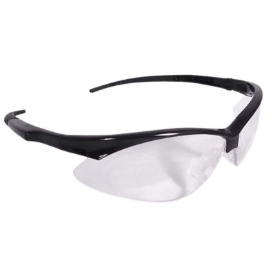 Radians Adult Outback Anti-Fog Shooting Glasses, Clear/Black