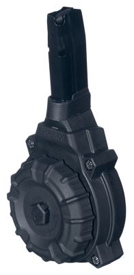 ProMag Standard 50 Round 9mm Luger Drum Magazine for Sig P365/P365XL, Black, DuPont Zytel Polymer