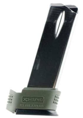 Springfield Armory 12 Round 40 S&W Magazine for Springfield XD Subcompact, SS/OD Green, Stainless Steel