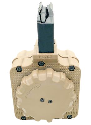 ProMag 50 Rounds 308 Cal Drum Magazine for AR-10, FDE, Polymer