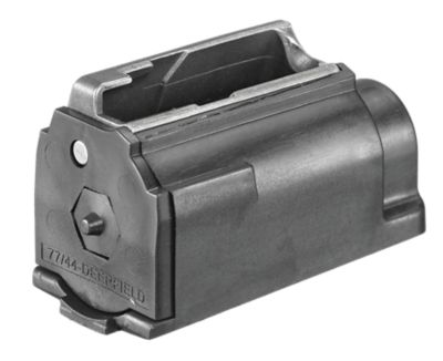 Ruger 4 Round 44 Rem Mag Rotary Magazine for Ruger 77, Black, Plastic
