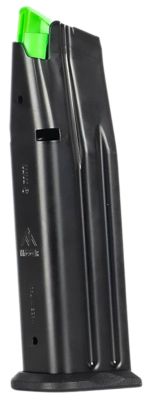 MEC-GAR 18 Round 9mm Luger Magazine for Prodigy, Black, Carbon Steel/Polymer