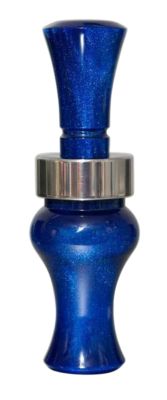MO Tactical Products Echo Calls Meat Hanger Mallard Duck Call, Double Reed, Blue, Pearl Acrylic