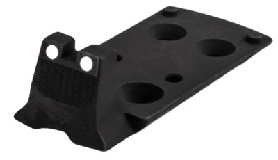 Kimber 1911 Trijicon RMR Optic Plate for Kimber 1911, White Dot Rear Sight, Black, Steel