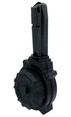 ProMag 50 Rounds 40 S&W Drum Magazine for S&W M&P 40, Black, Polymer