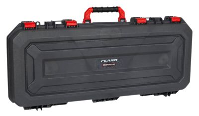 Plano 36 in. Rifle All-Weather 2 Gun Case with Rustrictor Technology, Gray/Red Accents