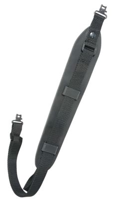 Outdoor Connection Super Grip Rubber Padded Rifle/Shotgun Sling, 32 in., Black