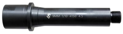 Lead & Steel AR9 Barrel, 5.50 in., 1/2 in. x 36 Thread, Nitride, LS9MM4.5-36