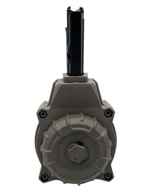 ProMag 55 Round 5.7x28mm Drum Magazine for AR Style, Flat Dark Earth, DuPont Zytel Polymer
