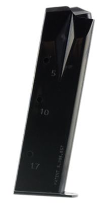 MEC-GAR 17 Round 9mm Luger Magazine for Ruger P95/P85/P89/P93/P94, Blued