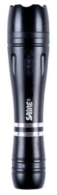 Sabre Tactical Stun Gun with Flashlight, Black, 2.51 uC Pain Rating