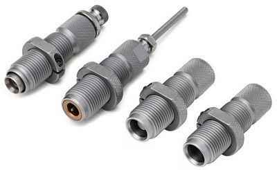 Hornady Custom Grade Series V 4-Die Set, 350 Legend, Includes Sizer Seater Expander Taper Crimp