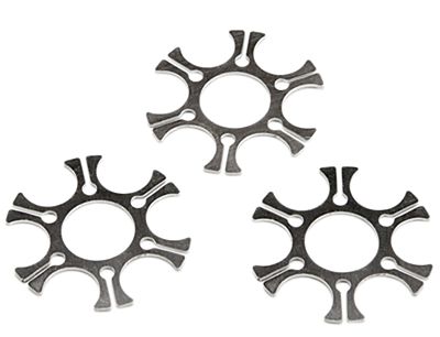 Ruger Full Moon Clip for Ruger GP100 Match Champion, 10mm Auto, 6 Round Capacity, Stainless Steel, 3-Pack