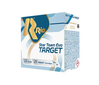 Rio Ammunition 12-Gauge Star Team EVO Target 9-Shot Shotgun Shells, 2.75 in., 1 oz., 25 Rounds