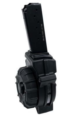 ProMag 30 Round 9mm Drum Magazine for Ruger LC9/EC9, Black, Polymer