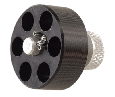 HKS A Series Speedloader for 38 Special/357 Mag/Ruger Redhawk/S&W 27/28, 6 Round Capacity, Metal, Black