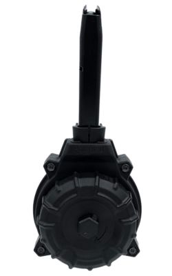 ProMag 50 Rounds 9mm Drum Magazine for CZ P10-F/P10-C, Black, Polymer
