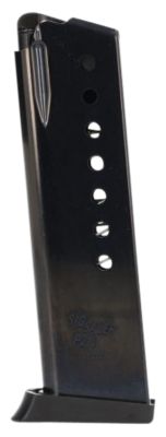 Sig Sauer 8 Round 9mm Luger Magazine for Sig P210 Carry/Standard/Legend, Black, Steel