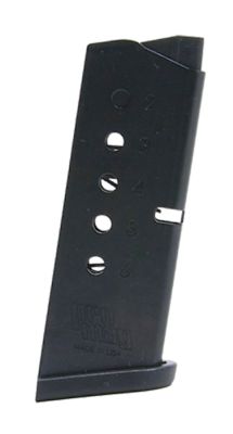 ProMag Standard 6 Round 380 ACP Magazine for S&W Bodyguard, Blued, Steel