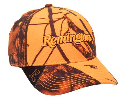 Outdoor Cap Unisex Remington Cotton/Twill Structured Cap, OSFA, Mossy Oak Break-Up Blaze
