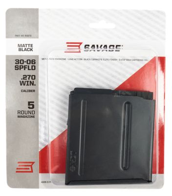 Savage 5 Round 270 Win/30-06 Springfield Magazine for Axis II Precision, Matte Black, Steel