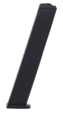 HK 30 Round 9mm Luger Magazine for H&K USP Tactical, Black, Detachable with Extended Floor Plate