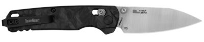Kershaw 3.10 in. Bel Air Reverse Tanto Folding Knife, Blackwash CPM MagnaCut Steel Blade, Bright Nickel Cerakote 6061-T6 Handle