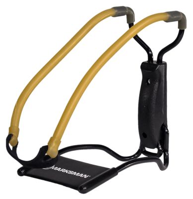 Marksman Classic Band Folding Slingshot, Yellow/Black