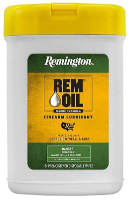 Remington Rem Oil Gun Lubricant Wipes 24 pc.
