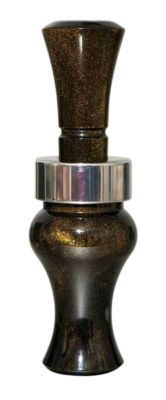 MO Tactical Products Echo Calls Meat Hanger Mallard Duck Call, Double Reed, Black/Gold, Pearl Acrylic