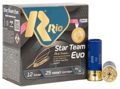 Rio Ammunition 12-Gauge Star Team EVO High Velocity 7-Shot Shotgun Shells, 2.75 in., 1-1/8 oz., 25 Rounds