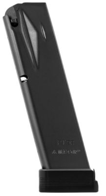 MEC-GAR 20 Round 9mm Luger Magazine for Taurus PT92/PT99, Black