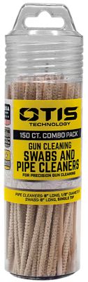 Otis Swabs and Pipe Cleaners Combo Pack in Reusable Storage Tube, 6 in., 100 Swabs/50 Pipe Cleaners