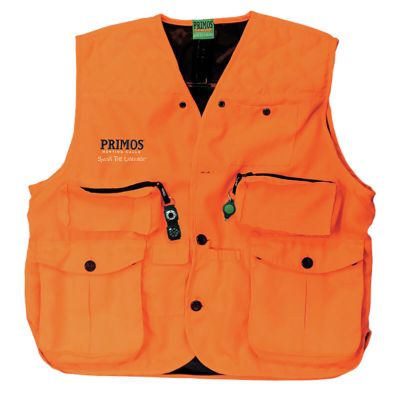 Primos Adult Gunhunter's Hunting Vest with Compass and LED Light, 2XL, Blaze Orange